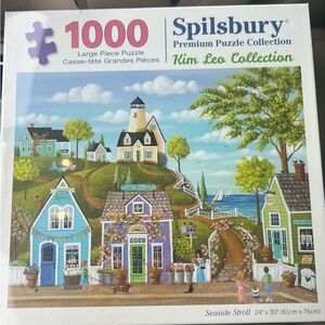Spilsbury Premium Puzzle Collection Kim Leo collection Seaside Stroll New in box